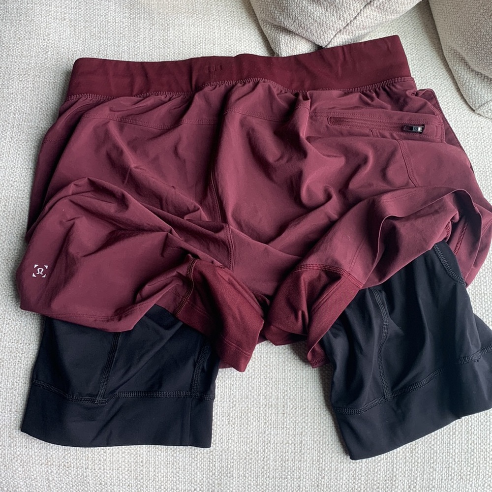 Mens Lululemon Luxtreme Liner Shorts - Picture 3 of 3